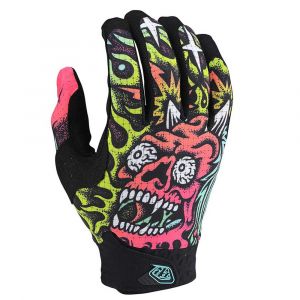 Troy Lee Designs Air Glove - Gants VTT homme Skull Demon Orange Green L