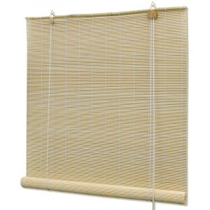 VidaXL Store roulant en bambou 100 x 220 cm Naturel