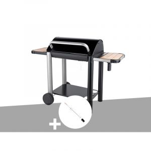 Somagic Barbecue charbon Vulcano 3000 + Kit tournebroche