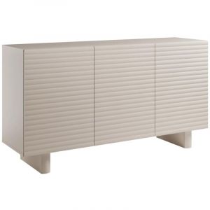 Vente-unique - Buffet avec 3 portes en mdf - Beige - ludima