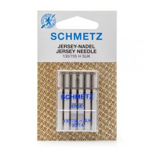 Demeyere Schmetz aiguilles pour machine &agrave; coudre, jersey, taille 90, 5 aiguilles par paquet
