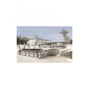 Dragon Maquette Pz.Kpfw.VI Ausf. E Tiger 1 production initiale s. Pz. Abt 502 Mishkino 1943 1/35 Maquette militaire - DN6600