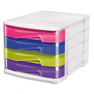 CEP Office Solutions Module de classement 4 tiroirs Tonic - coloris assortis