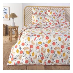 Housse de couette coton, Dessia Multicolore Couleur Multicolore Taille XL