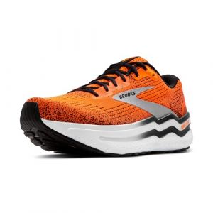 Brooks Homme Ghost Max 2 Sneaker, Orange Orange Noir, 41 EU
