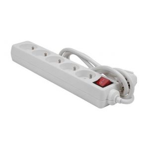 Perel Bloc Multiprises 5 Prises Avec Interrupteur