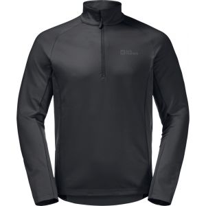 Jack Wolfskin Morobbia Veste fermeture &eacute;clair torse Homme, gris S Maillots manches longues