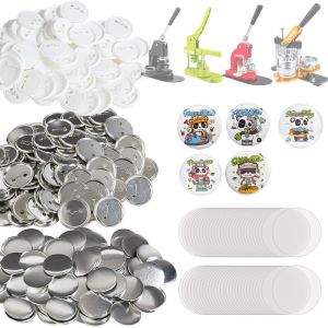 Vevor - Badge Personnalise Consommables Machine a Badges a Epingles 58 mm 500 Kits