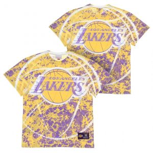 Mitchell & ness T-shirt Los Angeles Lakers NBA Jumbotron Submimated