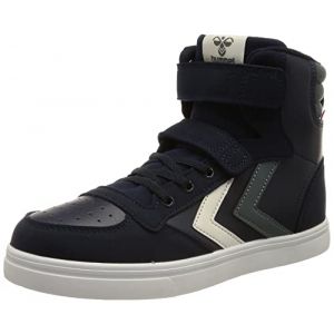 Hummel Baskets montantes Slimmer Stadil junior Bleu - Couleur Bleu - Taille 29