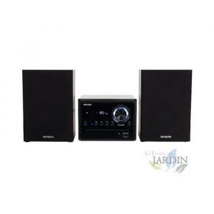 AIWA Stéréo Hi-Fi avec Bluetooth, CD, USB, Radio FM, Noir