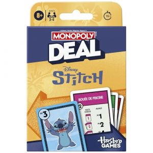 Monopoly Deal édition Disney Stitch, Jeu de Cartes - Version française