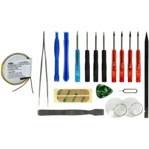 Vhbw Batterie compatible avec Garmin Fenix 1, 2 smartwatch montre connect&eacute;e bracelet fitness (450mAh, 3,7V, Li-ion) + outils