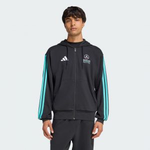 Adidas Sweatshirt &agrave; capuche zipp&eacute; Mercedes AMG Petronas Formula 1 Team DNA