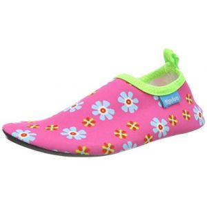 Image de Playshoes Kid's UV-Schutz Barfuß-Schuh Blumen - Chaussures aquatiques taille 22/23, rose