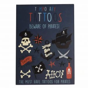 Tatouage enfant Rex London temporaires Beware Of Pirates (x2)