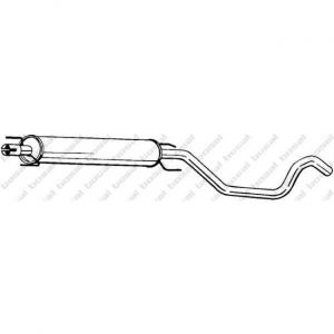 Bosal Silencieux intermédiaire 285-423