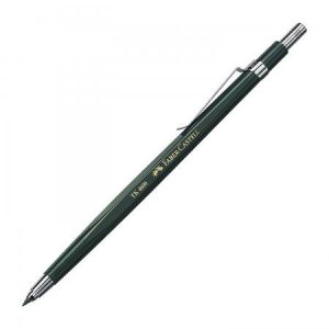 Image de Faber-Castell 134600 - Portemine TK 4600, trait 2,0 mm, 3 mines HB, gomme, corps vert