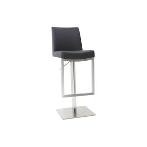 Miliboo Tabouret de bar design noir KYLE