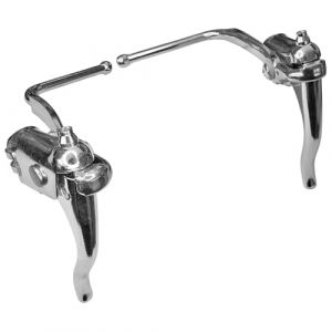Cyclingcolors Levier frein droit gauche aluminium double commande diam&egrave;tre 22,2mm v&eacute;lo course route vintage chrome