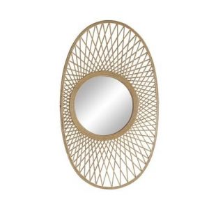 Image de Pomax Miroir en bambou CA LO Beige