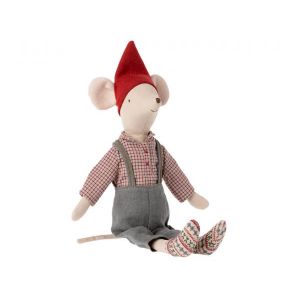 Maileg Christmas mouse, medium - boy