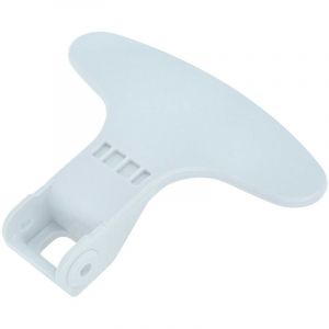 Vhbw Poign&eacute;e compatible avec Beko WMB81041L-KRF 7101541700, 7101541100 machine &agrave; laver plastique blanc