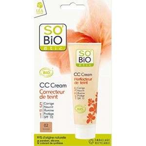 Image de So'Bio Étic CC Cream 02 Teint Hâlé - Correcteur de teint 5 en 1