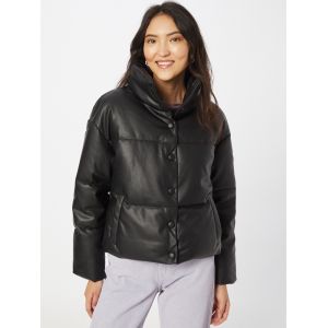 Image de Only Onllydia Veste en cuir pour femme, Noir, L taille courte