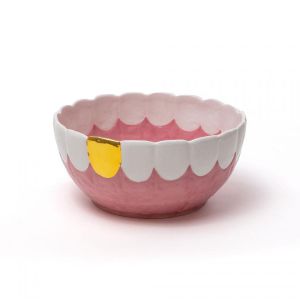 Seletti Studio Job Saladier en Dolomite Toothy Frootie Blow