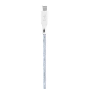 T'nB Câble USB-C vers USB-C avec gaine magnétique anti nœuds - 1,5 m - Bleu