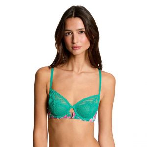 Soutien-gorge armatures vert Mathilde