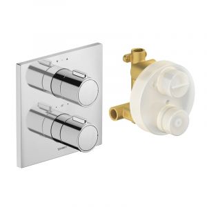Duravit Universal Mitigeur thermostatique, pour bain & douche, TH4200007010,