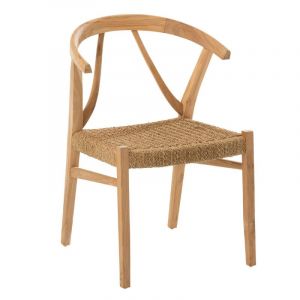 Image de Chaise en bois clair nordique LOJIME