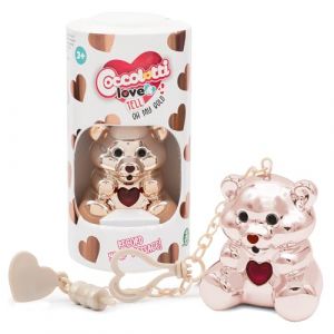 Coccolotti, Ourson int&eacute;ractif Oh My Gold!, Effets Sonores et Lumineux, Mod&egrave;le Or Rose, pour Les Enfants &agrave; partir de 3 Ans, CCL457