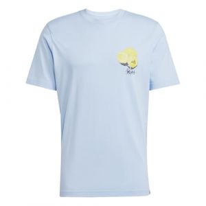 Adidas Homme Lounge Still Life Lemons Graphic T-Shirt, Glow Blue, S