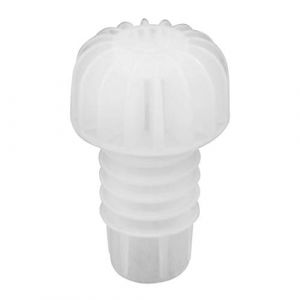 STELPLAST Pack de 100 capsules plastiques scintillantes rayées Flacons