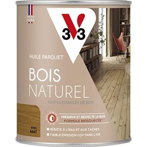 Image de V33 Huile parquet bois naturel, Miel Mat 0,75L