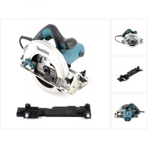 Makita HS 7601 1200 W Scie circulaire + 1x Lame de scie 190 mm MForce + 1x Guide d'adaptataur de rail C