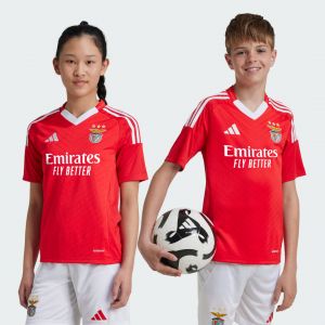 Adidas Benfica Maillot Domicile 2024/25 Enfant, pointure 128 cm - ['Rouge'] - Taille 128 cm