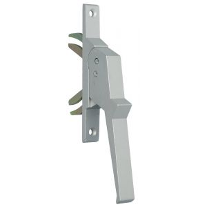Poignée de crémone 520 aluminium à double fourche - ARGENTA - 520101