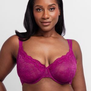 Soutien-Gorge à armature non rembourré fuchsia rose