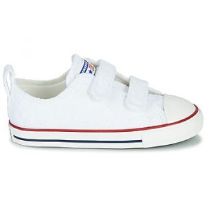 Converse Chaussures enfant CHUCK TAYLOR ALL STAR 2V LOVE CEREMONY OX - Couleur 20,21,22,23,24,25,26 - Taille Blanc
