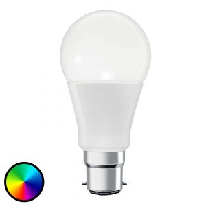 Image de Ledvance Smart+ LED, ZigBee Lampe mit B22d Sockel, warmweiß bis tageslicht, Farbwechsel RGB, dimmbar, Direkt kompatibel mit Echo Plus und Echo Show