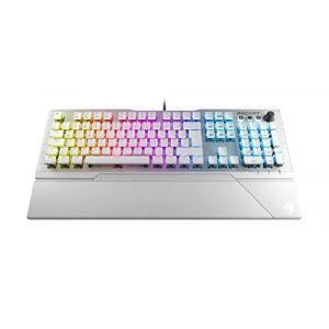 Image de Roccat Vulcan 122 AIMO Clavier USB QWERTZ Allemand Blanc Vulcan 122 AIMO, Standard, USB, Clavier mécanique, QWERTZ, LED RGB, Blanc