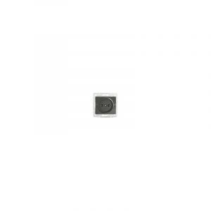 Kanlux Prise sans Terre Encastrable LOGI Graphite