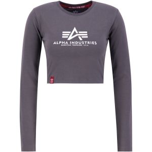 Alpha industries T-shirt crop manches longues femme Basic