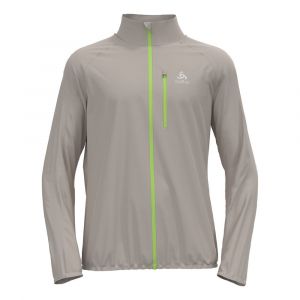 Odlo Zeroweight Veste running Hommes - argent,, Taille XL
