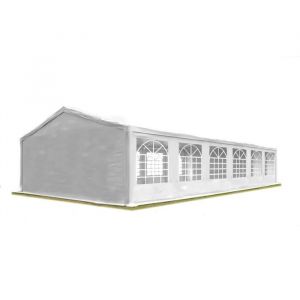 Tente de réception 6x12m Tente réception solide PVC 600 N Bâche étanche et montage rapide