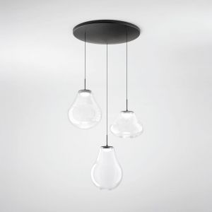 FABAS LUCE Deva Suspension LED à 3 sources lumineuses, ronde, 3774-47-241,
